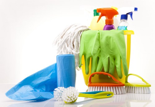 Room-by-room move out cleaning checklist on a clipboard