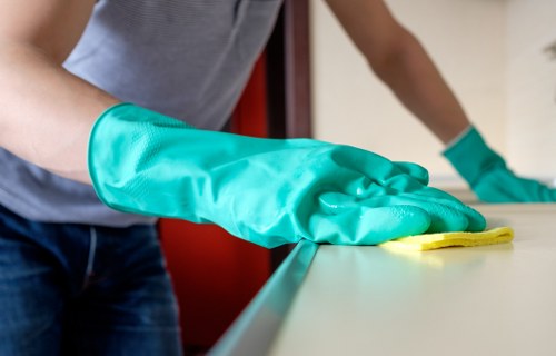 Cleaning staff caring for shared apartment areas in Docklands